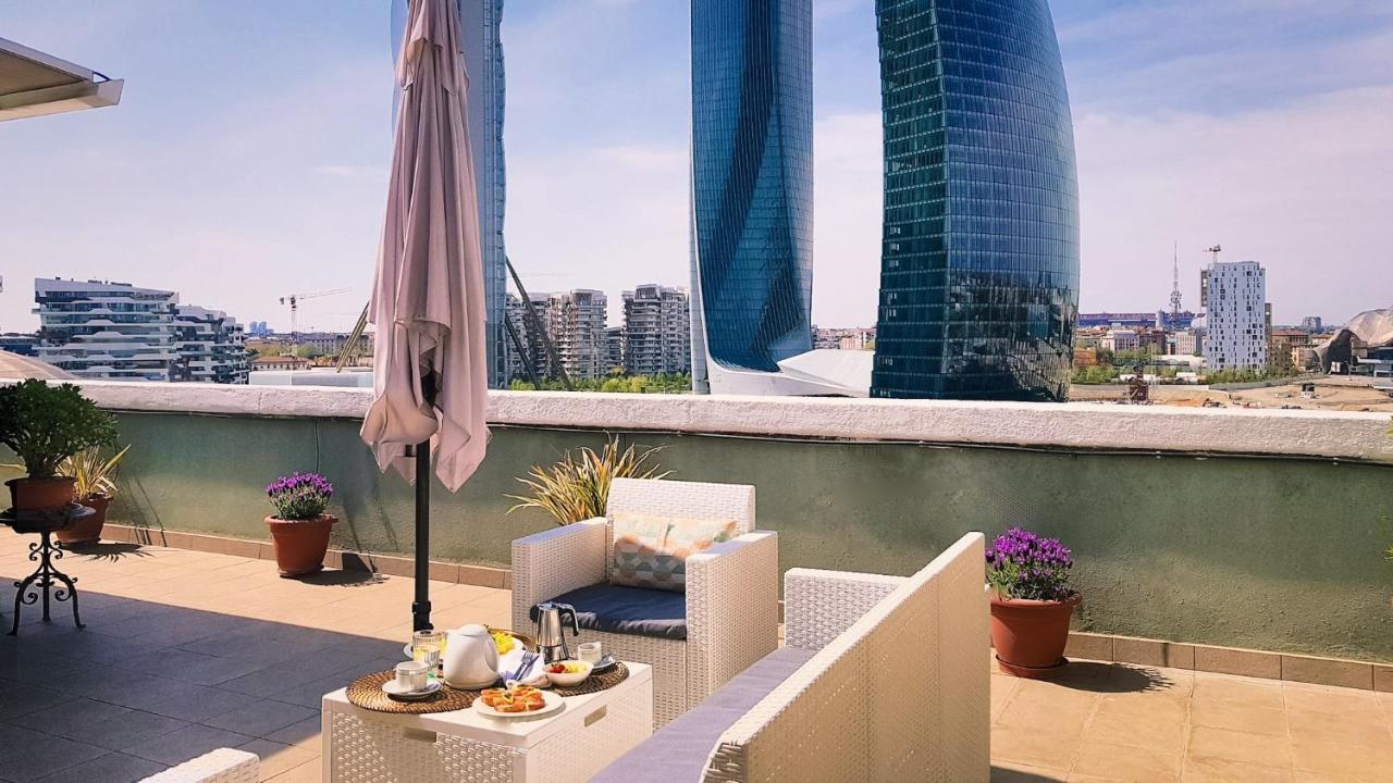 City Life Sky Apartment- Mico- Breathtaking Penthouse ميلان المظهر الخارجي الصورة