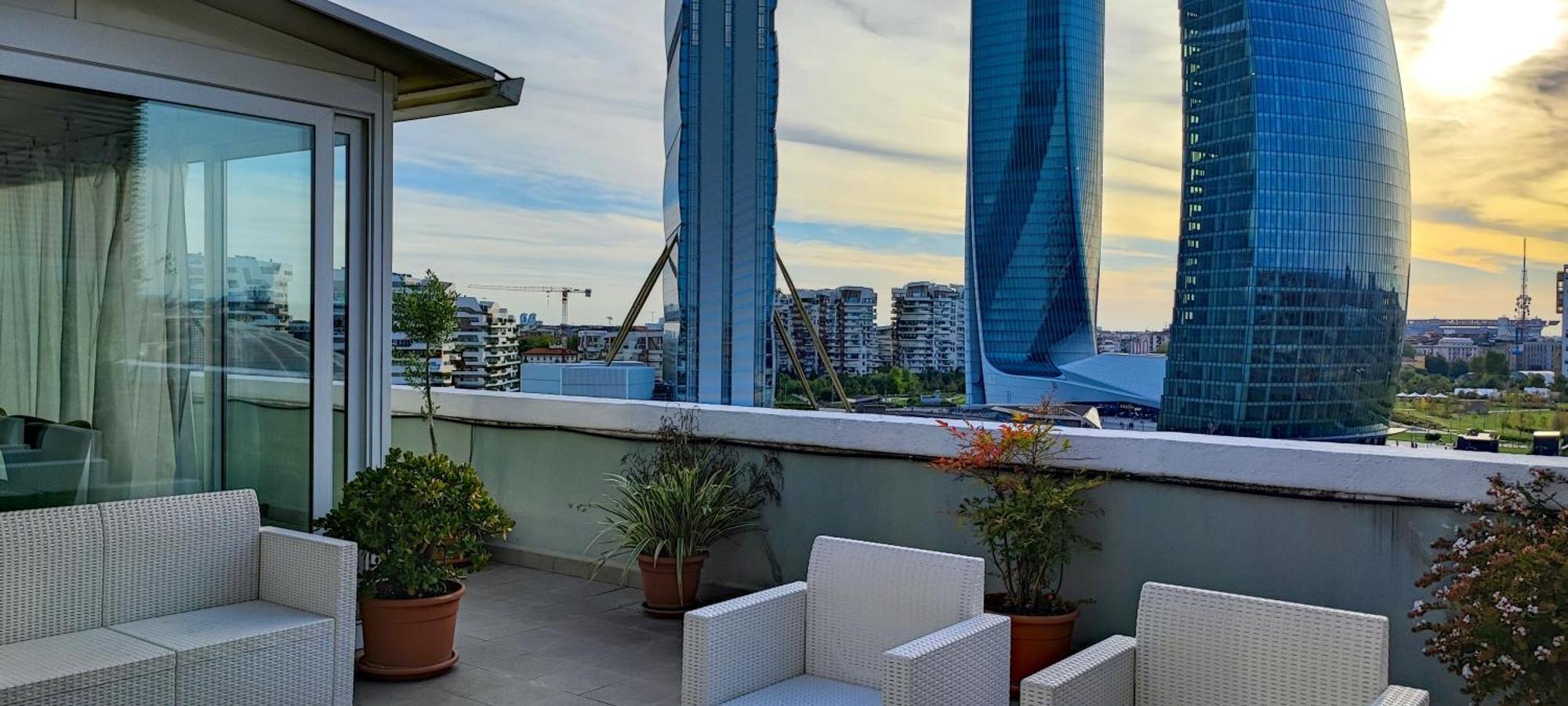 City Life Sky Apartment- Mico- Breathtaking Penthouse ميلان المظهر الخارجي الصورة